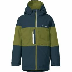 VAUDE Snow Cup Jacket Kids dark sea/avocado