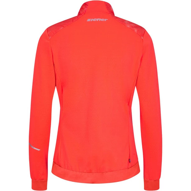 Ziener Narina Active Jacket Women hot red stripe 4 Ziener Narina Active Jacket Women hot red stripe - Image 2