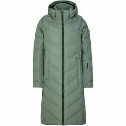 Ziener Telse Ski Jacket Women green mud